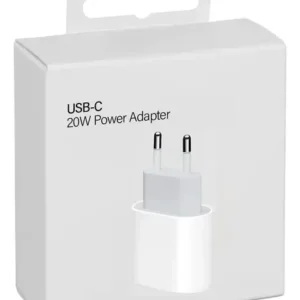 Cargador Power Adapter Usb Tipo C 20w Para iPhone Y Android Color Blanco